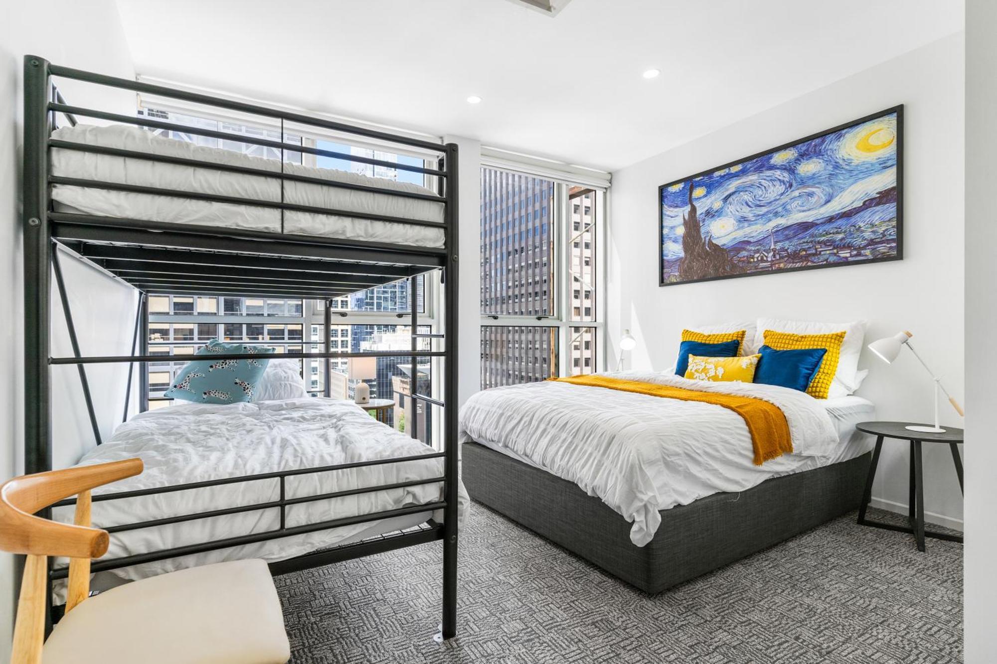 Spectacular William St Apartment - Sleeps 12 Melbourne Exteriör bild