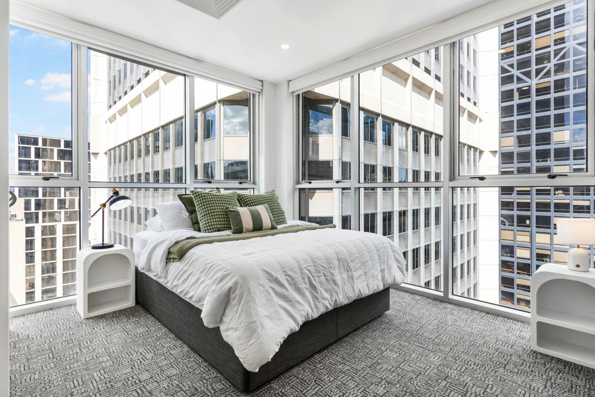 Spectacular William St Apartment - Sleeps 12 Melbourne Exteriör bild